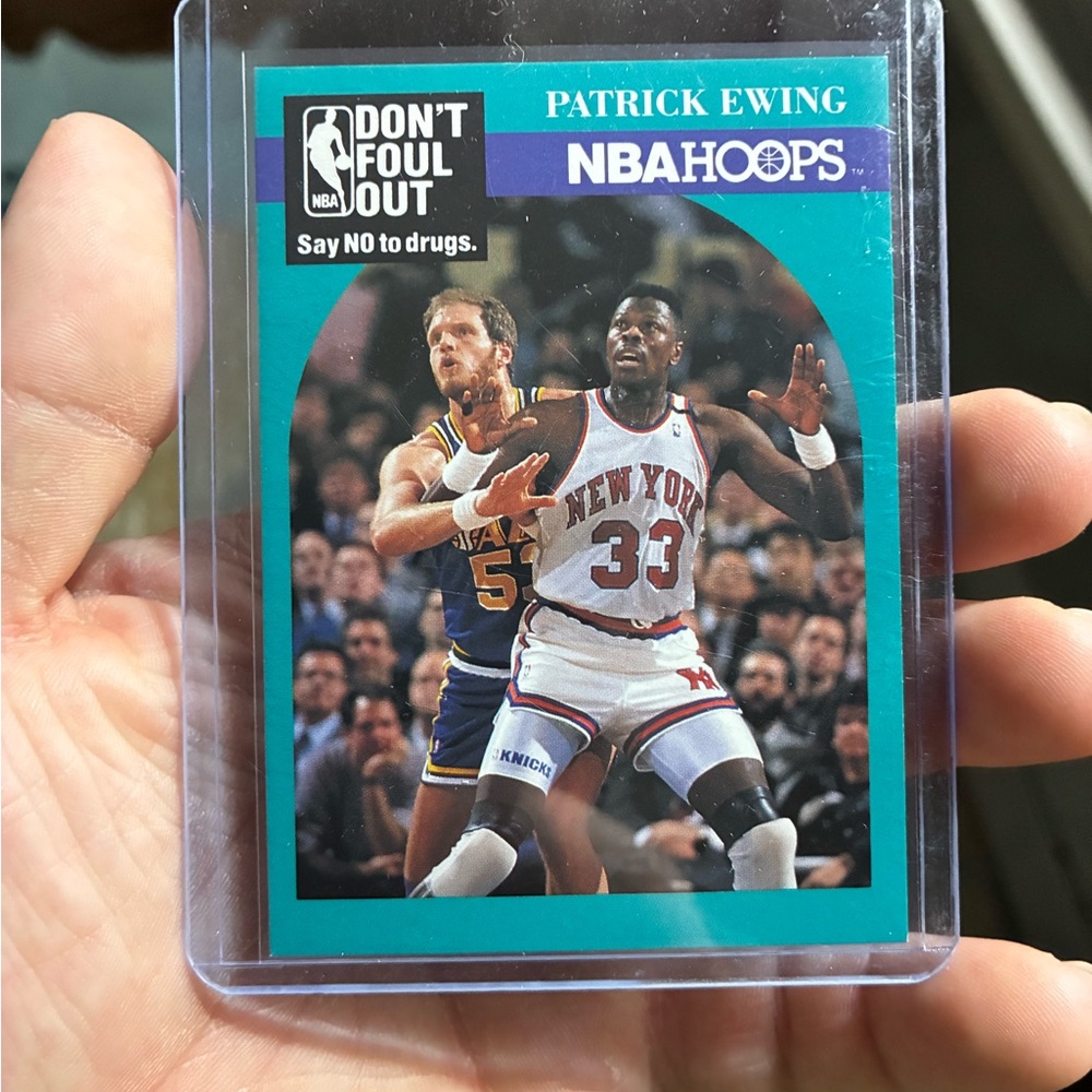 Patrick Ewing NBA Hoops Trading Card